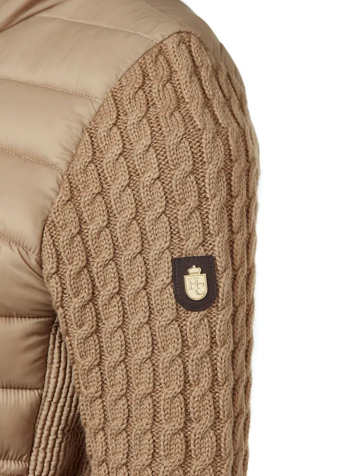 Holland Cooper Coats Women Linfold Hybrid Coat Champagne