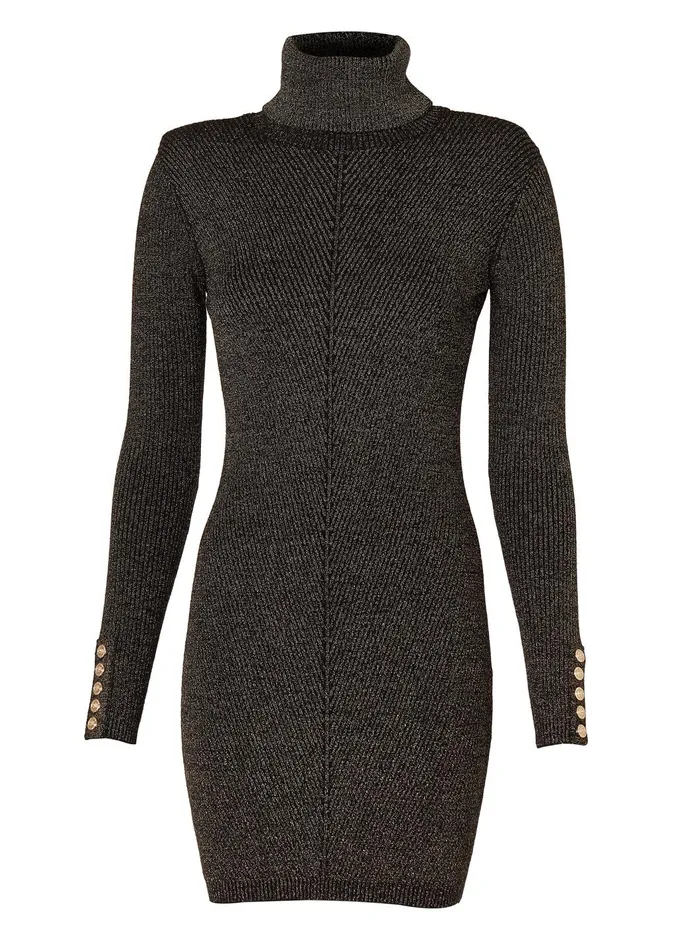Holland Cooper Dresses Women Kensington Mini Dress Black Gold Holland Cooper Dresses Women Kensington Mini Dress Black Gold
