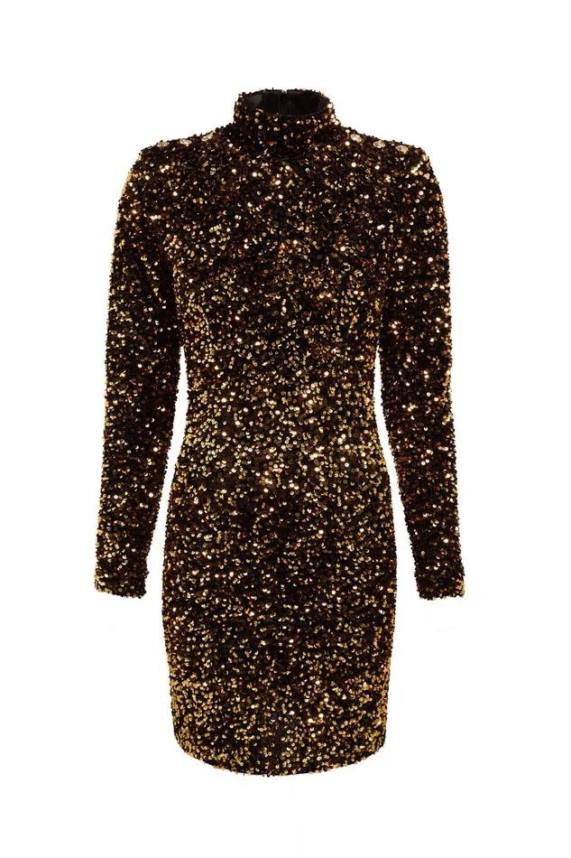 Holland Cooper Dresses Women Victoria Sequin Mini Dress Holland Cooper Dresses Women Victoria Sequin Mini Dress