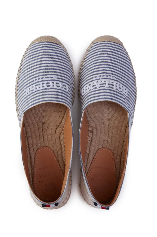 Holland Cooper Espadrilles Women Riviera Espadrille Nautical Stripe