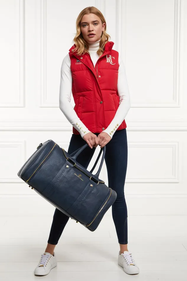 Holland Cooper Gilets Women Team Gilet Heritage Red Holland Cooper Gilets Women Team Gilet Heritage Red