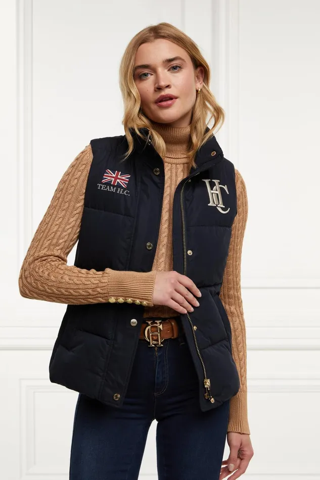 Holland Cooper Gilets Women Team Gilet Ink Navy