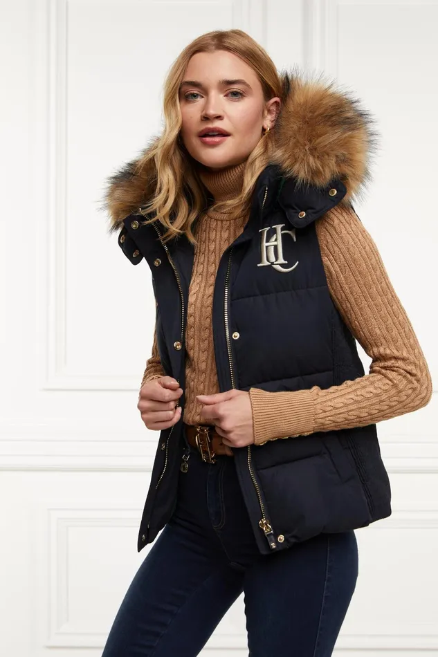 Holland Cooper Gilets Women Team Gilet Ink Navy