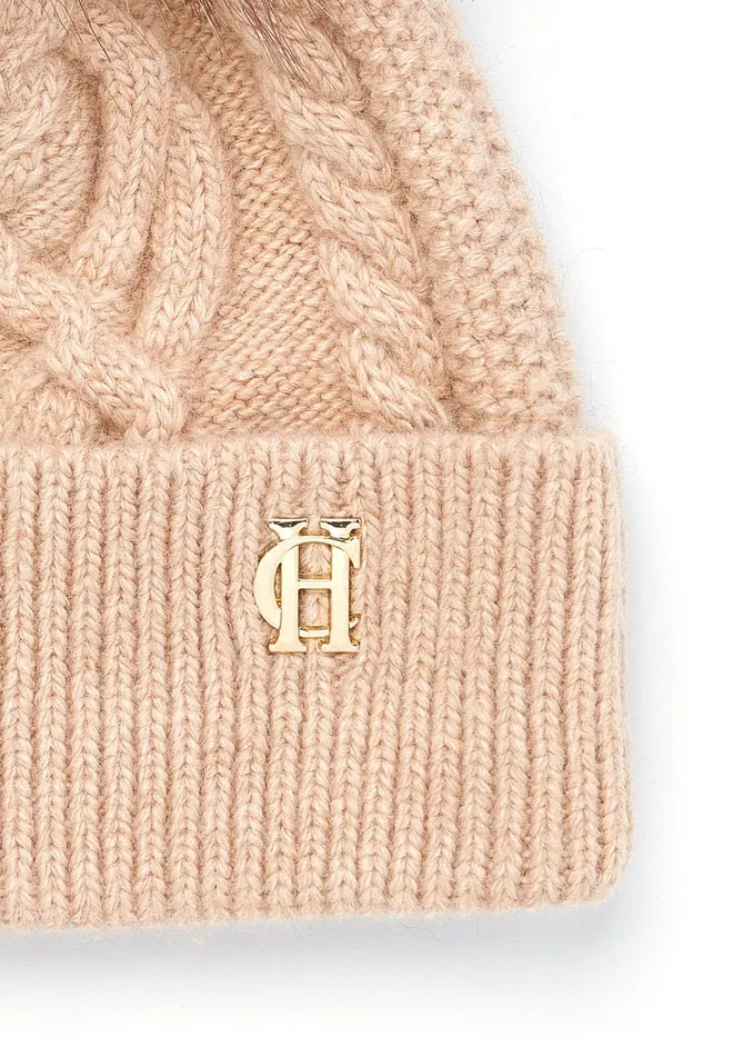 Holland Cooper Hats and Headbands Women Cortina Bobble Hat Camel Champagne Holland Cooper Hats and Headbands Women Cortina Bobble Hat Camel Champagne