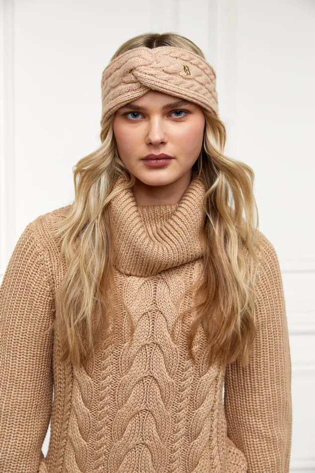 Holland Cooper Hats and Headbands Women Cortina Headband Camel Holland Cooper Hats and Headbands Women Cortina Headband Camel
