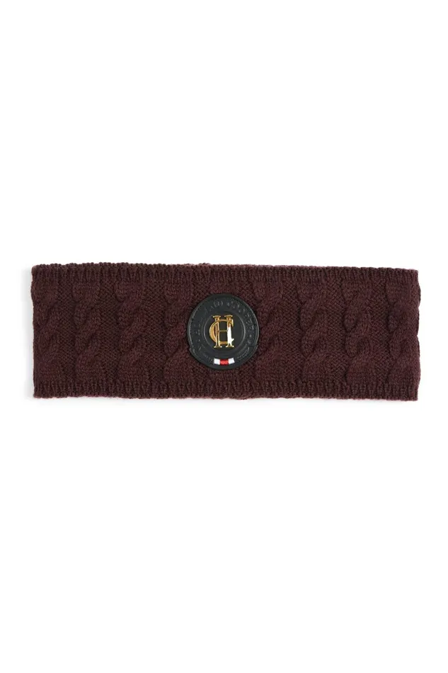 Holland Cooper Hats and Headbands Women Luxe Cable Knit Headband Mulberry