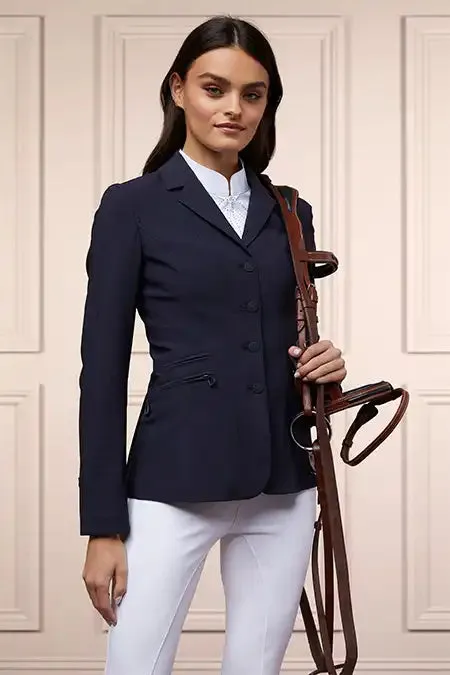 Holland Cooper Jackets Women The Competition Jacket Matte Ink Navy Holland Cooper Jackets Women The Competition Jacket Matte Ink Navy