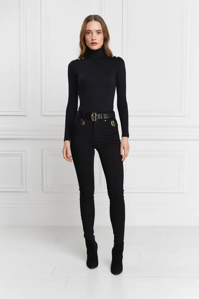 Holland Cooper Jeans Women Jodhpur Jean Black