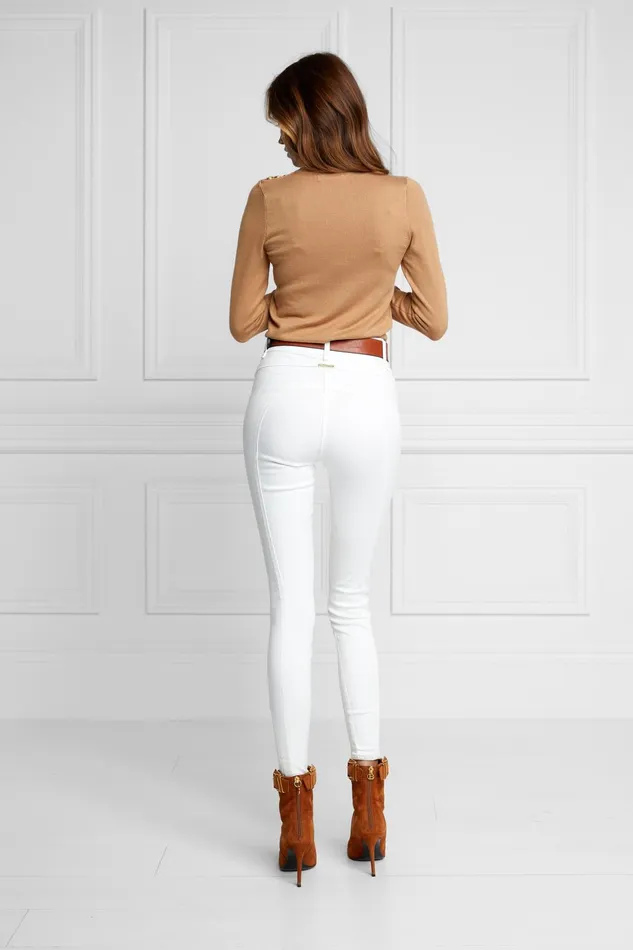 Holland Cooper Jeans Women Jodhpur Jean Optic White Holland Cooper Jeans Women Jodhpur Jean Optic White