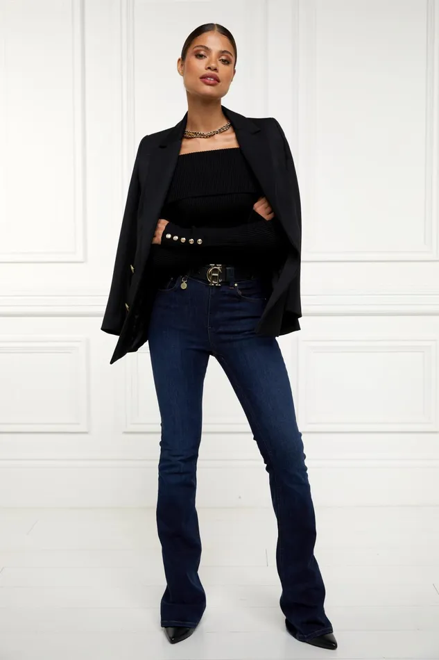 Holland Cooper Knitwear Women Bardot Knit Black Holland Cooper Knitwear Women Bardot Knit Black