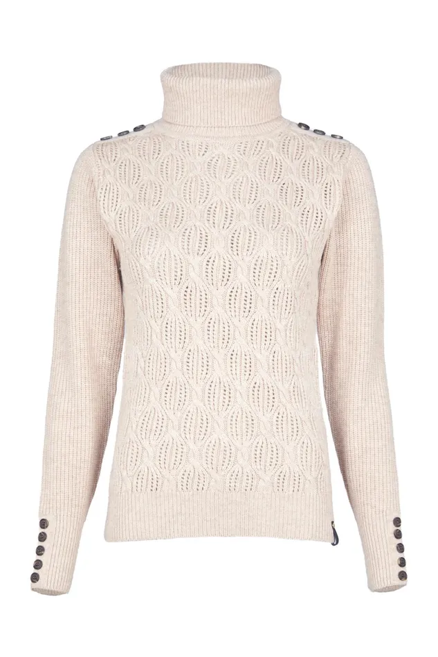 Holland Cooper Knitwear Women Cotswold Roll Neck Knit Holland Cooper Knitwear Women Cotswold Roll Neck Knit