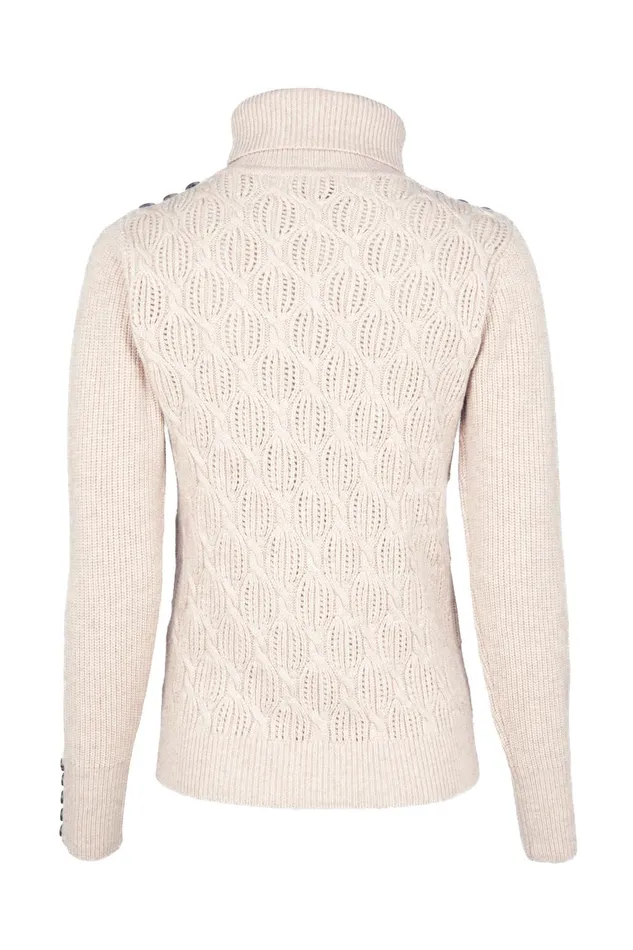 Holland Cooper Knitwear Women Cotswold Roll Neck Knit Holland Cooper Knitwear Women Cotswold Roll Neck Knit