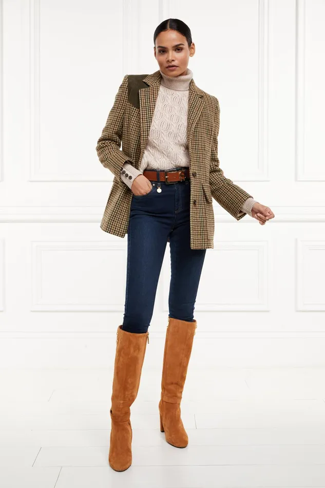 Holland Cooper Knitwear Women Cotswold Roll Neck Knit Holland Cooper Knitwear Women Cotswold Roll Neck Knit