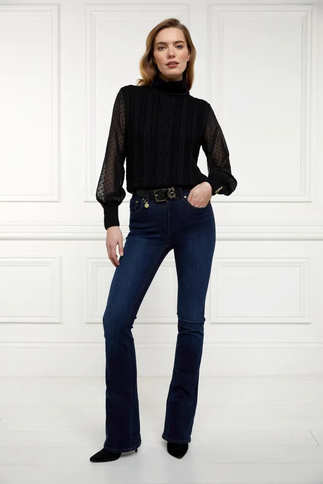 Holland Cooper Knitwear Women Featherton Roll Neck Knit Holland Cooper Knitwear Women Featherton Roll Neck Knit