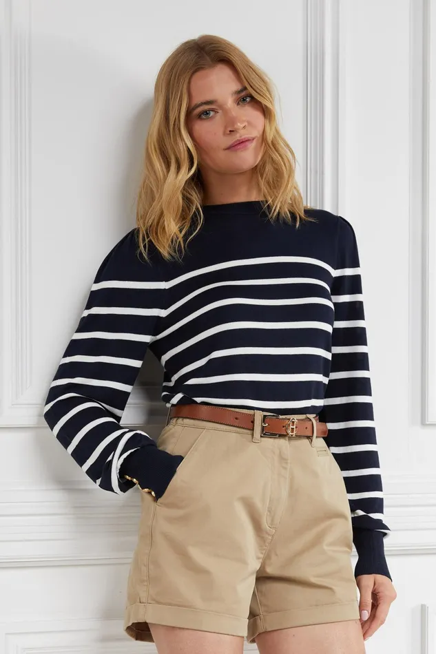 Holland Cooper Knitwear Women Kelsie Crew Neck Knit Holland Cooper Knitwear Women Kelsie Crew Neck Knit