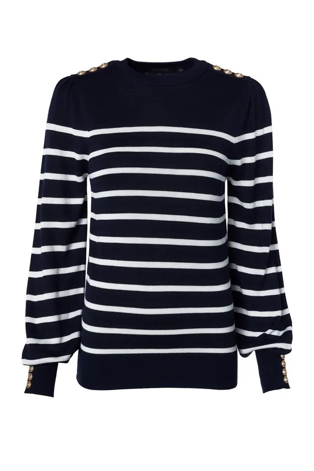 Holland Cooper Knitwear Women Kelsie Crew Neck Knit Holland Cooper Knitwear Women Kelsie Crew Neck Knit