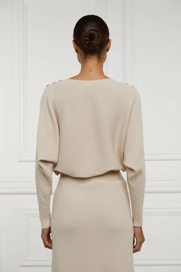 Holland Cooper Knitwear Women Leyla Knit Oatmeal Holland Cooper Knitwear Women Leyla Knit Oatmeal