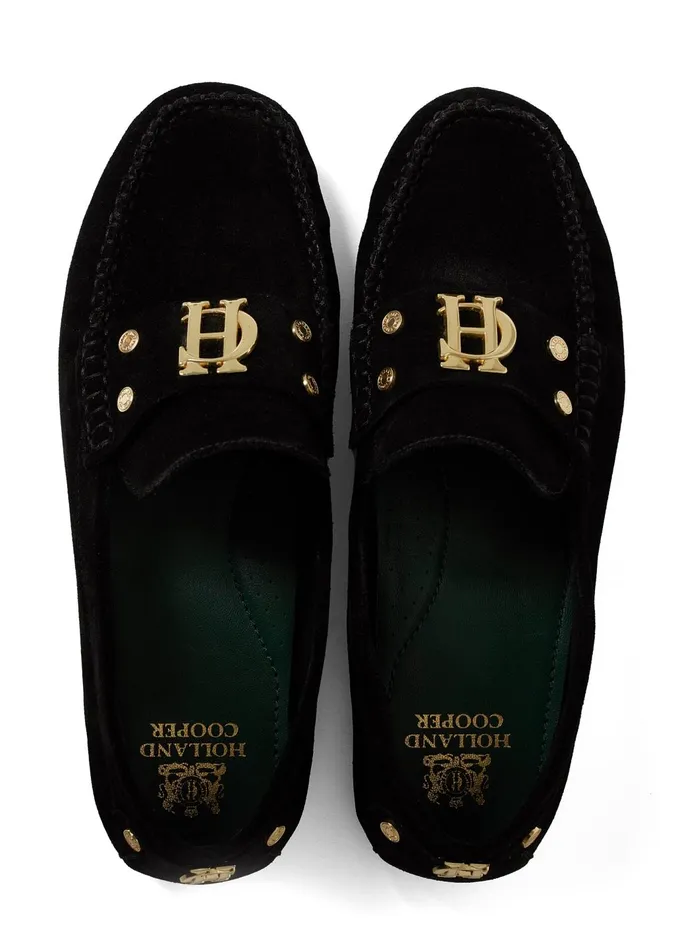 Holland Cooper Loafers Women The Driving Loafer Black Holland Cooper Loafers Women The Driving Loafer Black