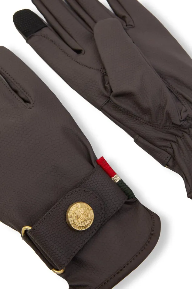 Holland Cooper Riding Gloves Women Riding Glove Chocolate