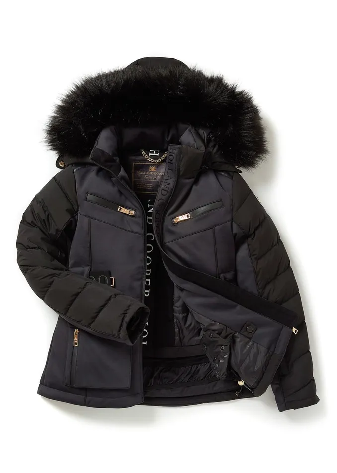 Holland Cooper Salopettes Women Ski Jacket Black