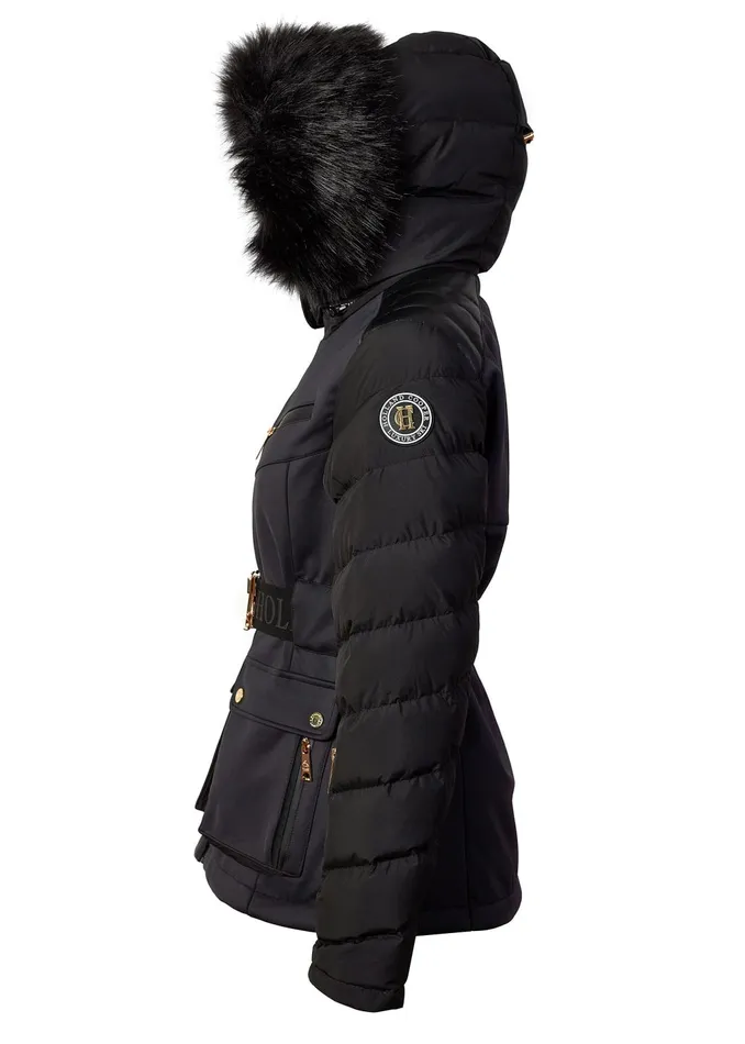 Holland Cooper Salopettes Women Ski Jacket Black