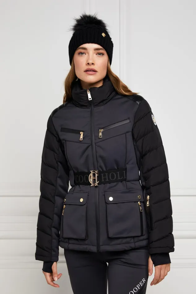 Holland Cooper Salopettes Women Ski Jacket Black