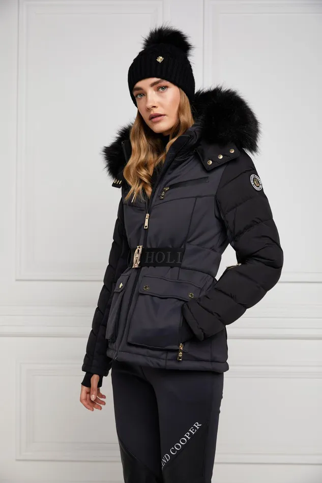 Holland Cooper Salopettes Women Ski Jacket Black