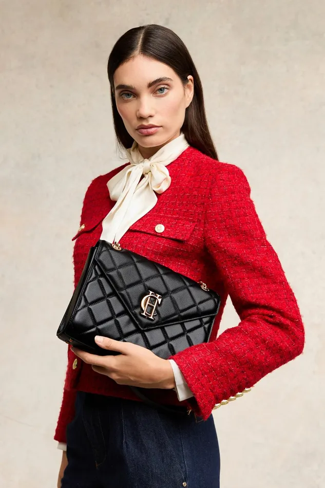 Holland Cooper Shoulder Bags Women Knightsbridge Shoulder Bag Black Holland Cooper Shoulder Bags Women Knightsbridge Shoulder Bag Black