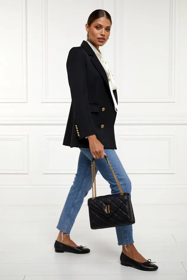 Holland Cooper Shoulder Bags Women Knightsbridge Shoulder Bag Black Holland Cooper Shoulder Bags Women Knightsbridge Shoulder Bag Black