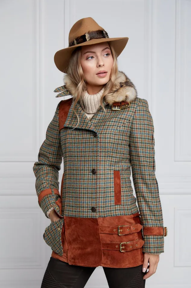 Holland Cooper Tailoring Women Balmoral Field Jacket Bredon Tweed