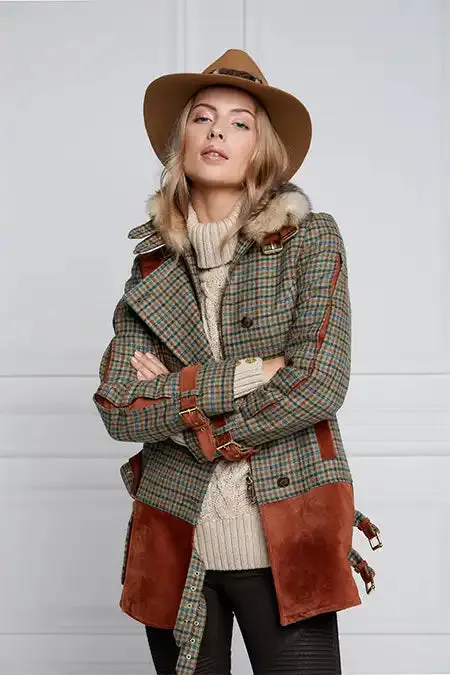 Holland Cooper Tailoring Women Balmoral Field Jacket Bredon Tweed