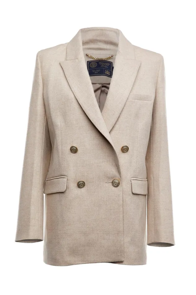 Holland Cooper Tailoring Women Belgravia Blazer Oatmeal