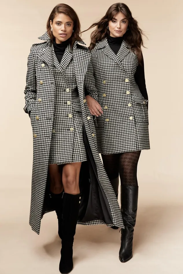 Holland Cooper Tailoring Women Chelsea Dress Houndstooth