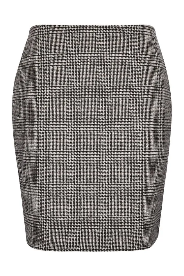 Holland Cooper Tailoring Women Chelsea Skirt Prince Of Wales Black Holland Cooper Tailoring Women Chelsea Skirt Prince Of Wales Black
