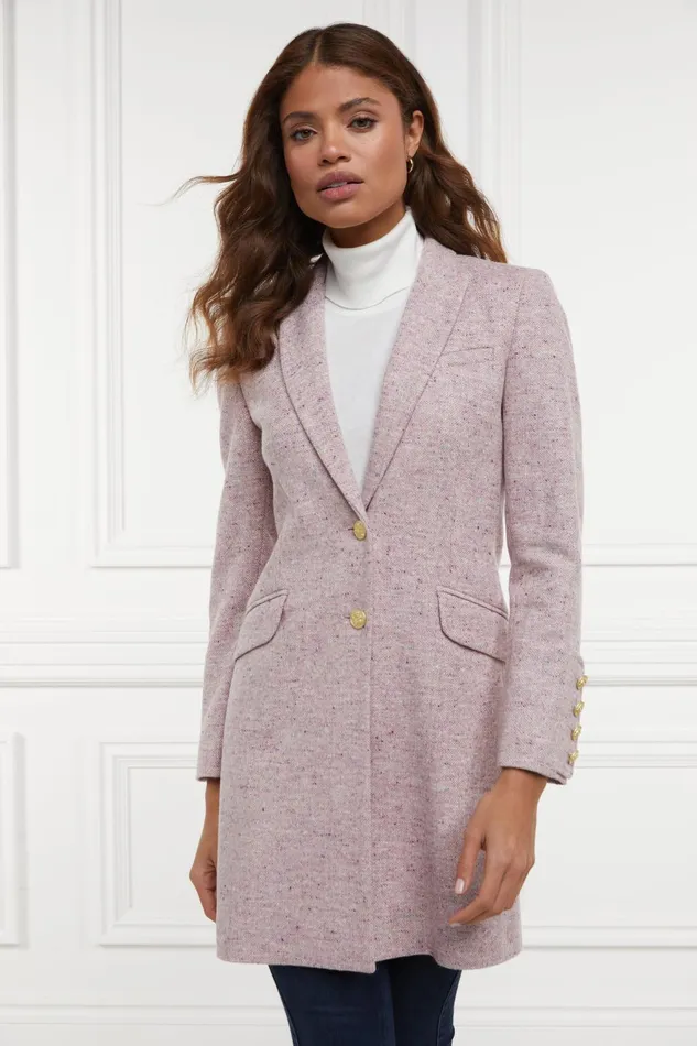 Holland Cooper Tailoring Women Kempton Coat Anniversary Pink