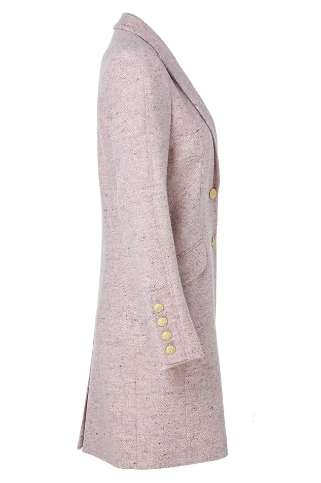 Holland Cooper Tailoring Women Kempton Coat Anniversary Pink