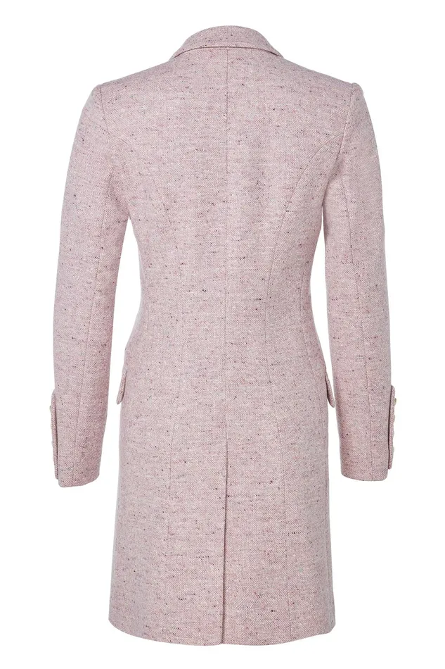 Holland Cooper Tailoring Women Kempton Coat Anniversary Pink