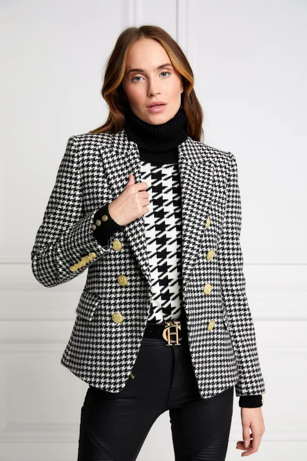 Holland Cooper Tailoring Women Knightsbridge Blazer Houndstooth