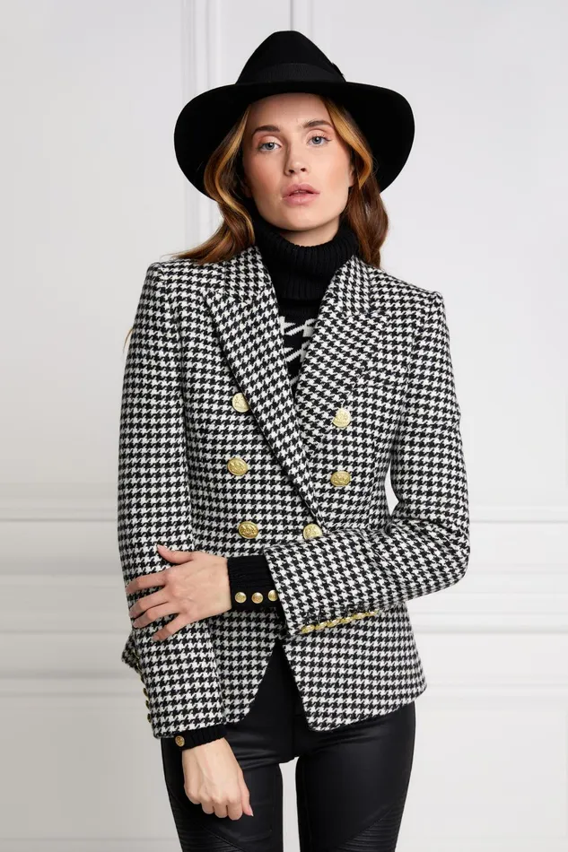 Holland Cooper Tailoring Women Knightsbridge Blazer Houndstooth