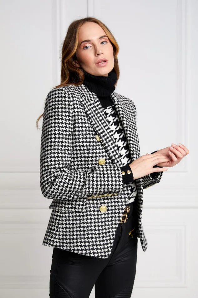 Holland Cooper Tailoring Women Knightsbridge Blazer Houndstooth