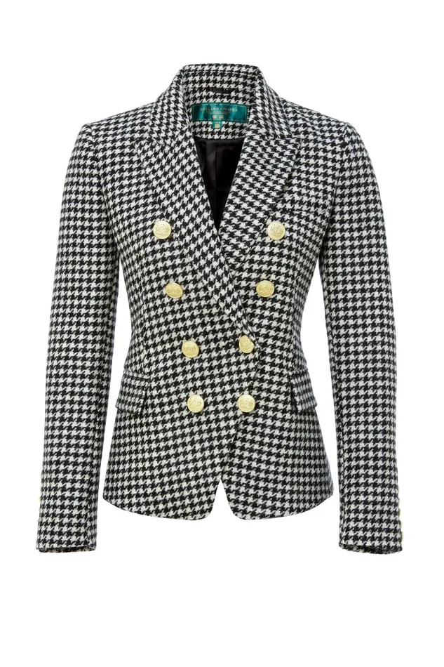 Holland Cooper Tailoring Women Knightsbridge Blazer Houndstooth