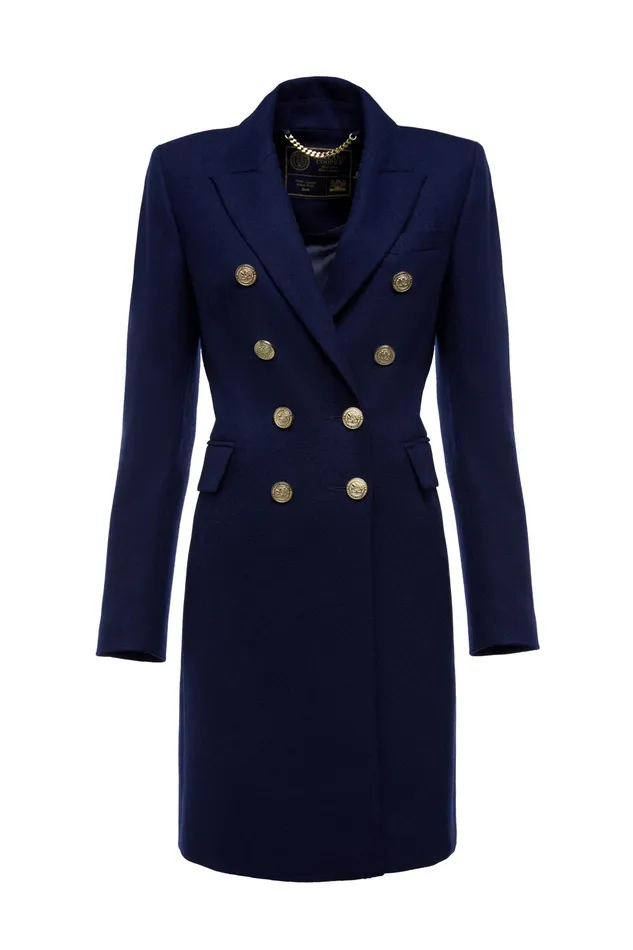 Holland Cooper Tailoring Women Knightsbridge Coat Navy