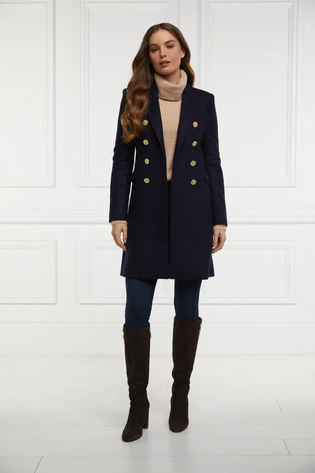 Holland Cooper Tailoring Women Knightsbridge Coat Navy