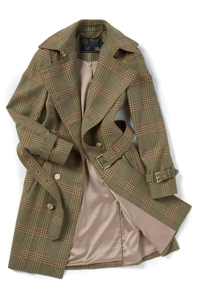 Holland Cooper Tailoring Women Marlborough Trench Coat Leveret