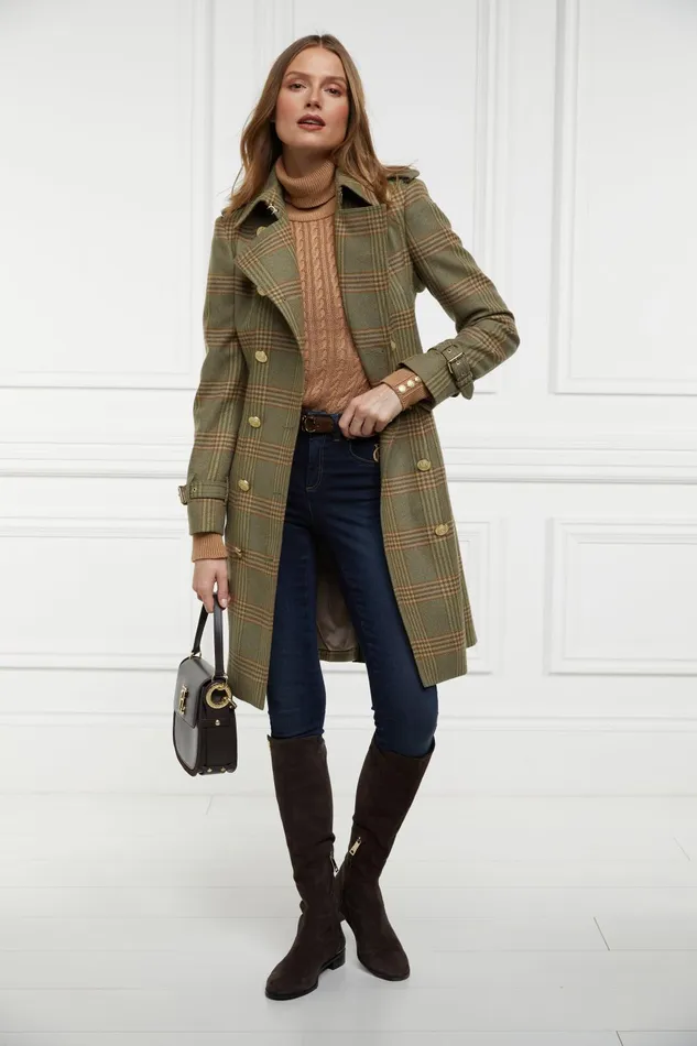 Holland Cooper Tailoring Women Marlborough Trench Coat Leveret