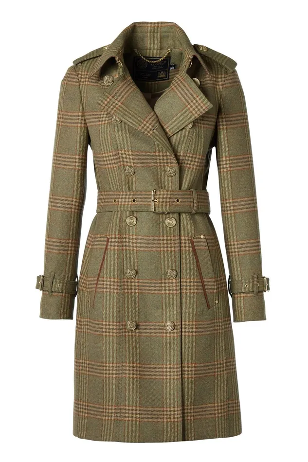 Holland Cooper Tailoring Women Marlborough Trench Coat Leveret