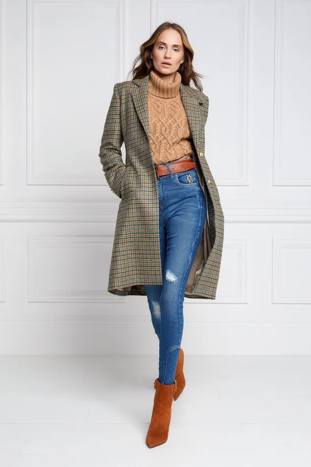 Holland Cooper Tailoring Women Regency Coat Bredon Tweed