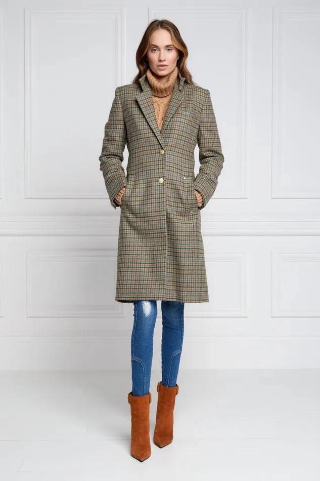 Holland Cooper Tailoring Women Regency Coat Bredon Tweed