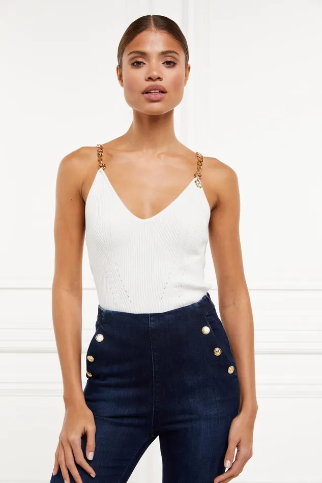 Holland Cooper Tops Women Aurora Cami Top Natural