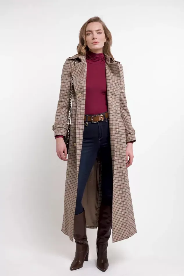 Holland Cooper Tops Women Essential Roll Neck Wine Holland Cooper Tops Women Essential Roll Neck Wine